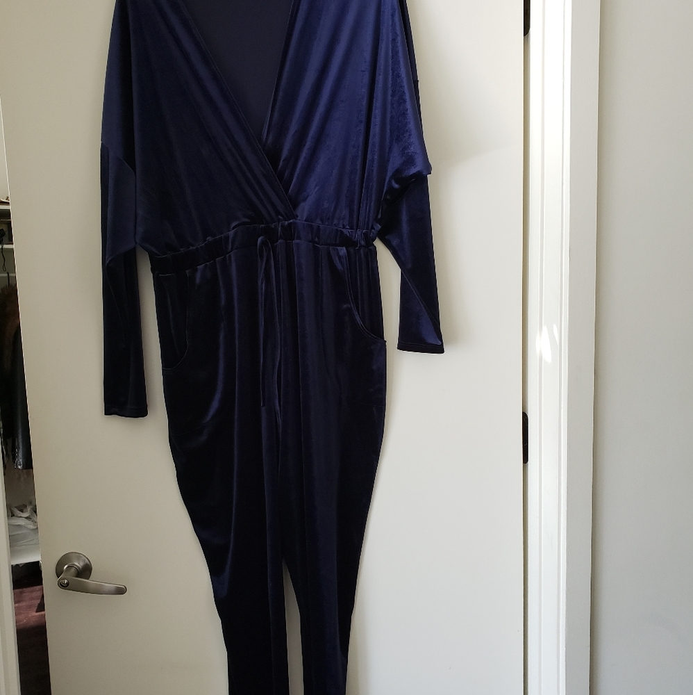 Velvet jumpsuit